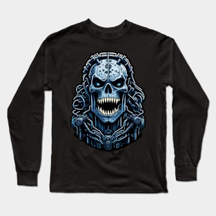 Cyborg Heads Long Sleeve T-Shirt